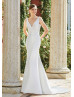 Beaded Ivory Mikado Wedding Dress With Detachable Belt